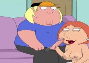Toon Porn Family guy mom give Blowjob to son