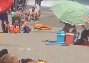 beach public masturbation